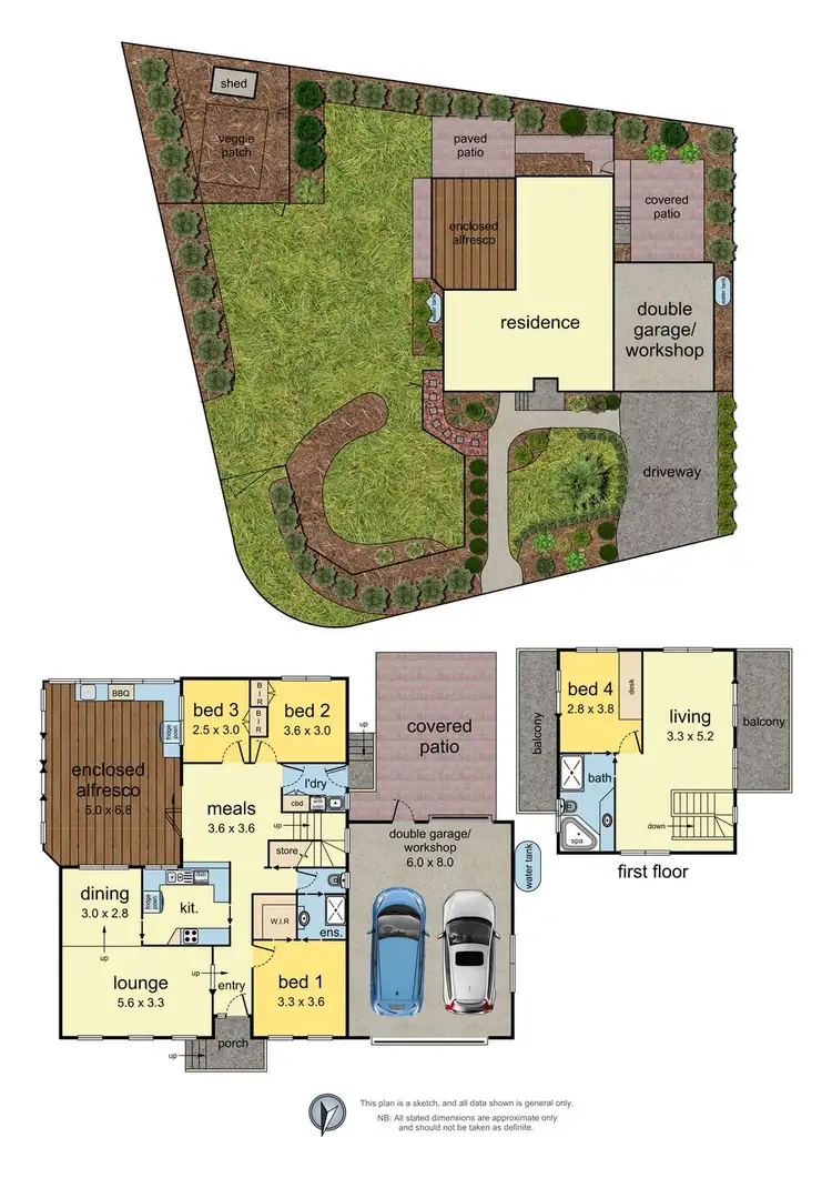Floorplan of Homely house listing, 2 Kinarra Court, Mooroolbark VIC 3138