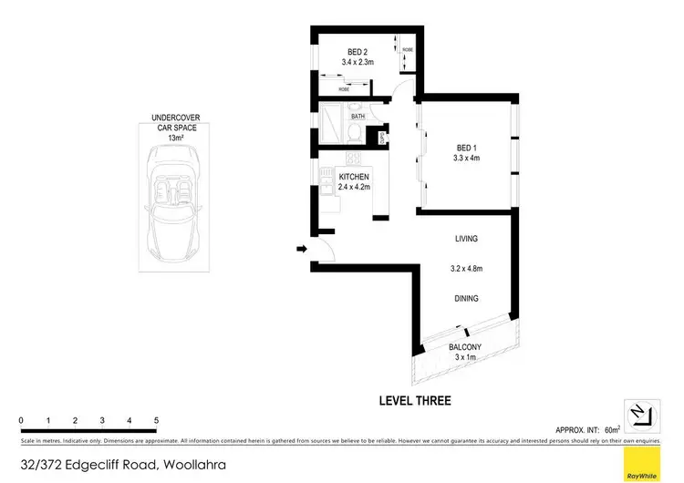 Floorplan of Homely apartment listing, 32/372 Edgecliff Road, Woollahra NSW 2025
