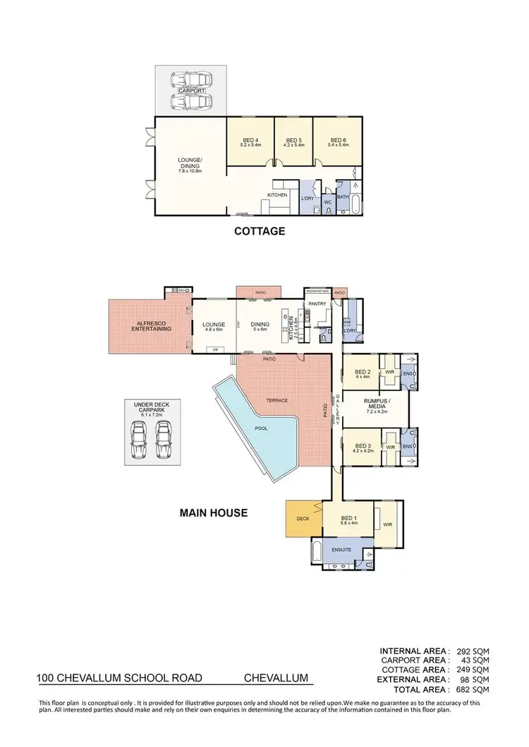 Floorplan of Homely house listing, 100 Chevallum School Road, Chevallum QLD 4555