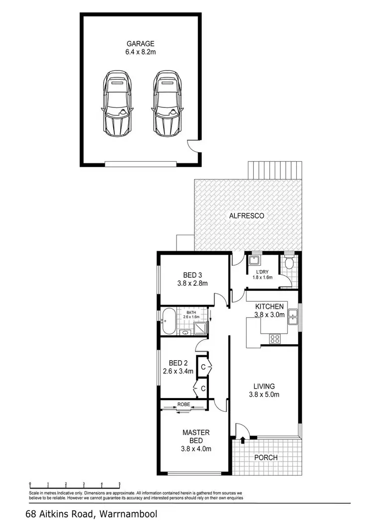 Floorplan of Homely house listing, 68 Aitkins Road, Warrnambool VIC 3280