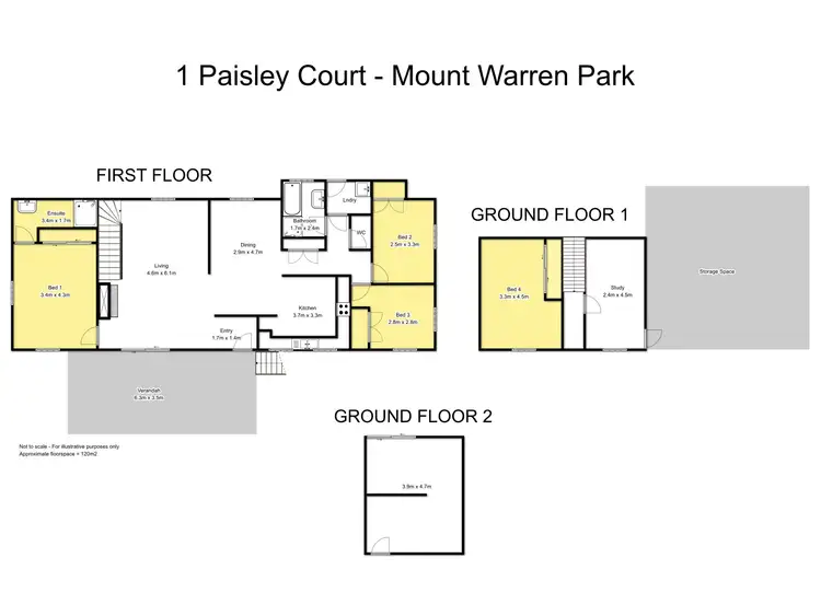 Floorplan of Homely house listing, 1 Paisley Court, Mount Warren Park QLD 4207