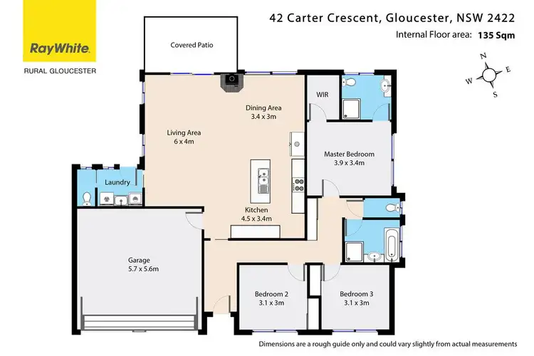 Floorplan of Homely house listing, 42 Carter Crescent, Gloucester NSW 2422