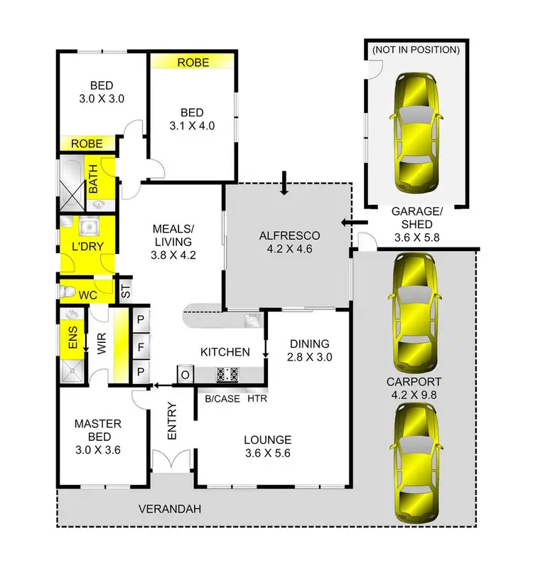 Floorplan of Homely house listing, 22 Felix Street, Grovedale VIC 3216
