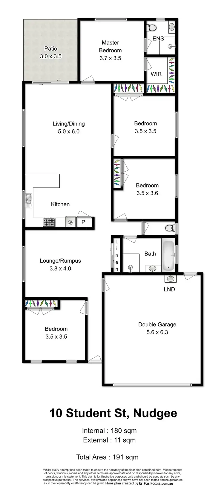 Floorplan of Homely house listing, 10 Student Street, Nudgee QLD 4014