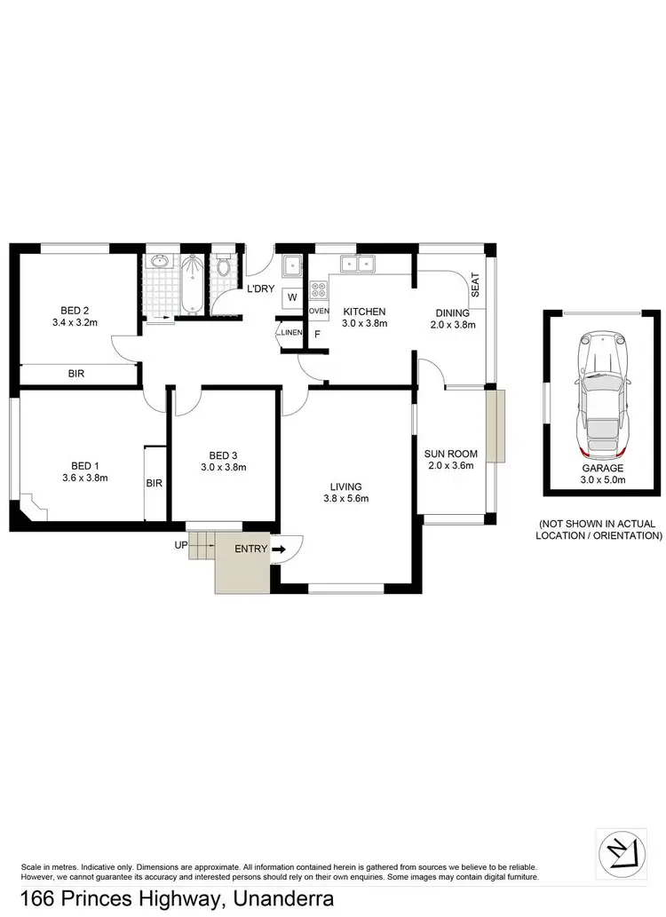 Floorplan of Homely house listing, 166 Princes Highway, Unanderra NSW 2526