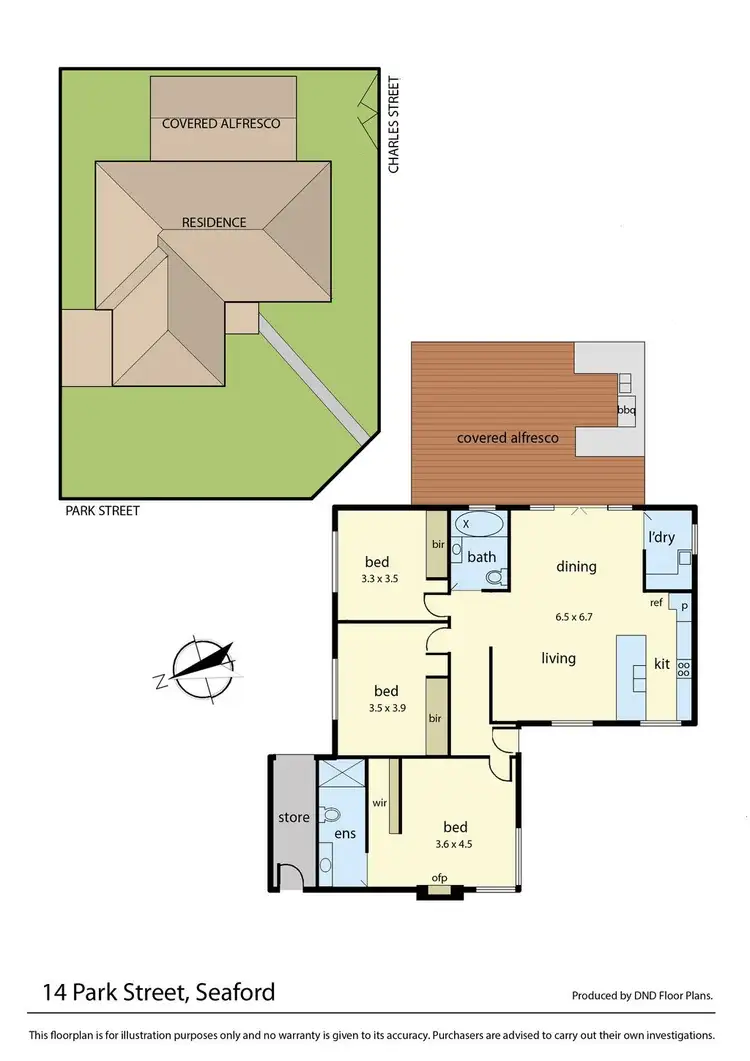 Floorplan of Homely house listing, 14 Park Street, Seaford VIC 3198