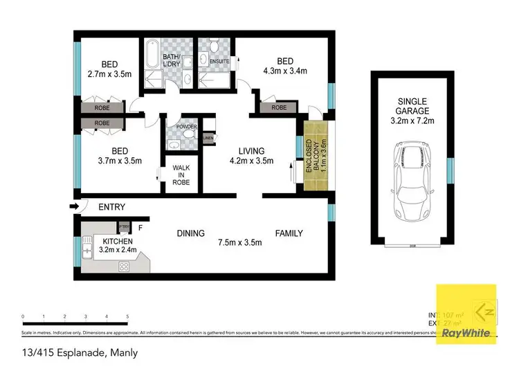 Floorplan of Homely unit listing, 13/415 Esplanade, Manly QLD 4179