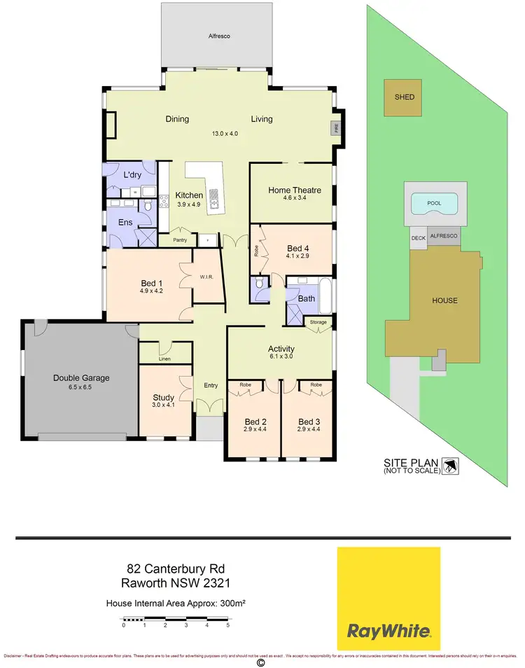 Floorplan of Homely house listing, 82 Canterbury Drive, Raworth NSW 2321