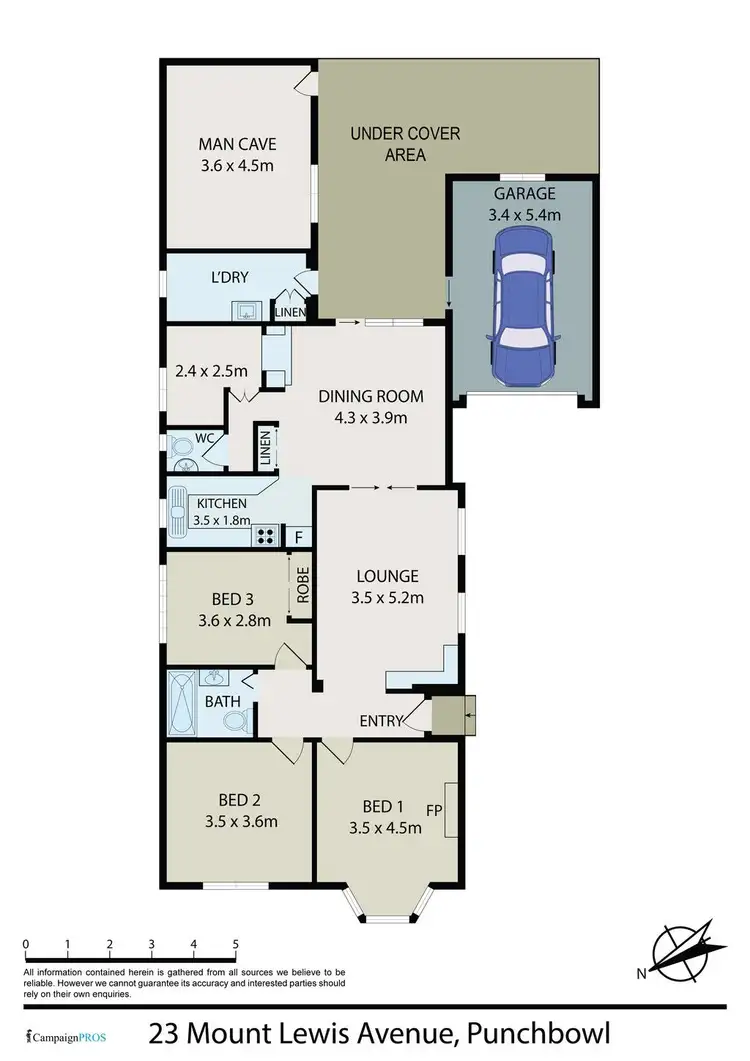 Floorplan of Homely house listing, 23 Mount Lewis Avenue, Punchbowl NSW 2196