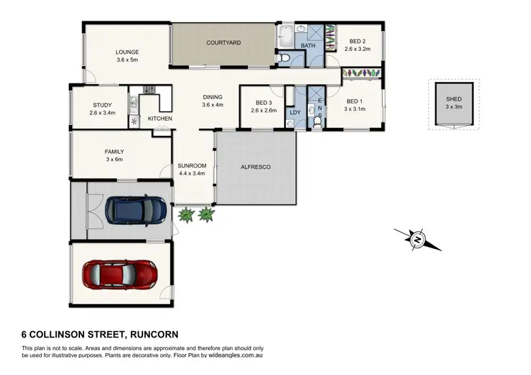Floorplan of Homely house listing, 6 Collinson Street, Runcorn QLD 4113