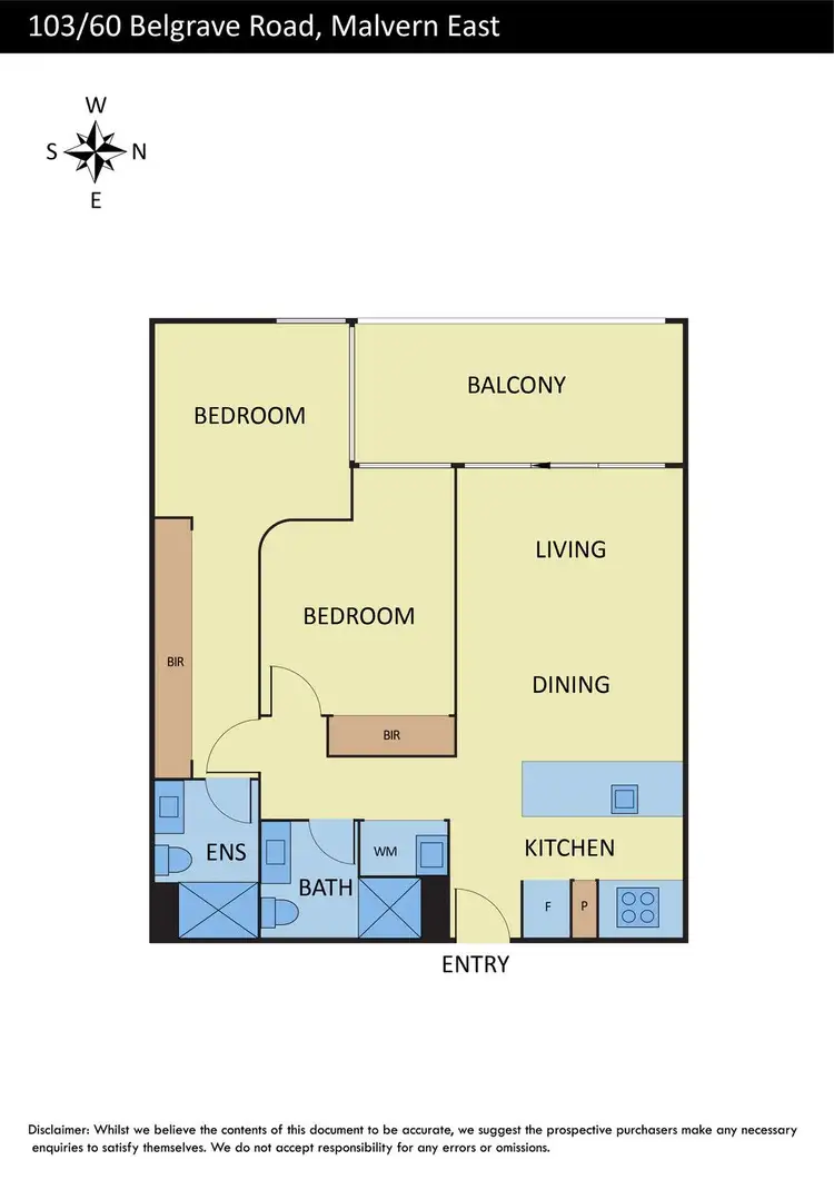 Floorplan of Homely apartment listing, 103/60 Belgrave Road, Malvern East VIC 3145