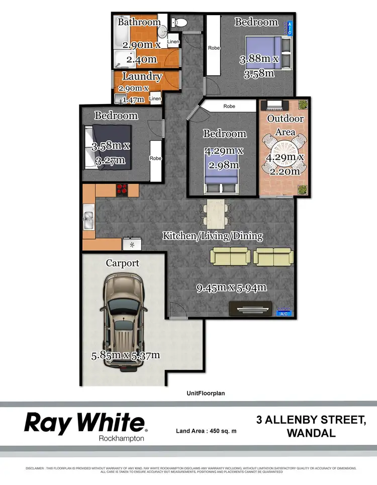 Floorplan of Homely house listing, 3 Allenby Street, Wandal QLD 4700