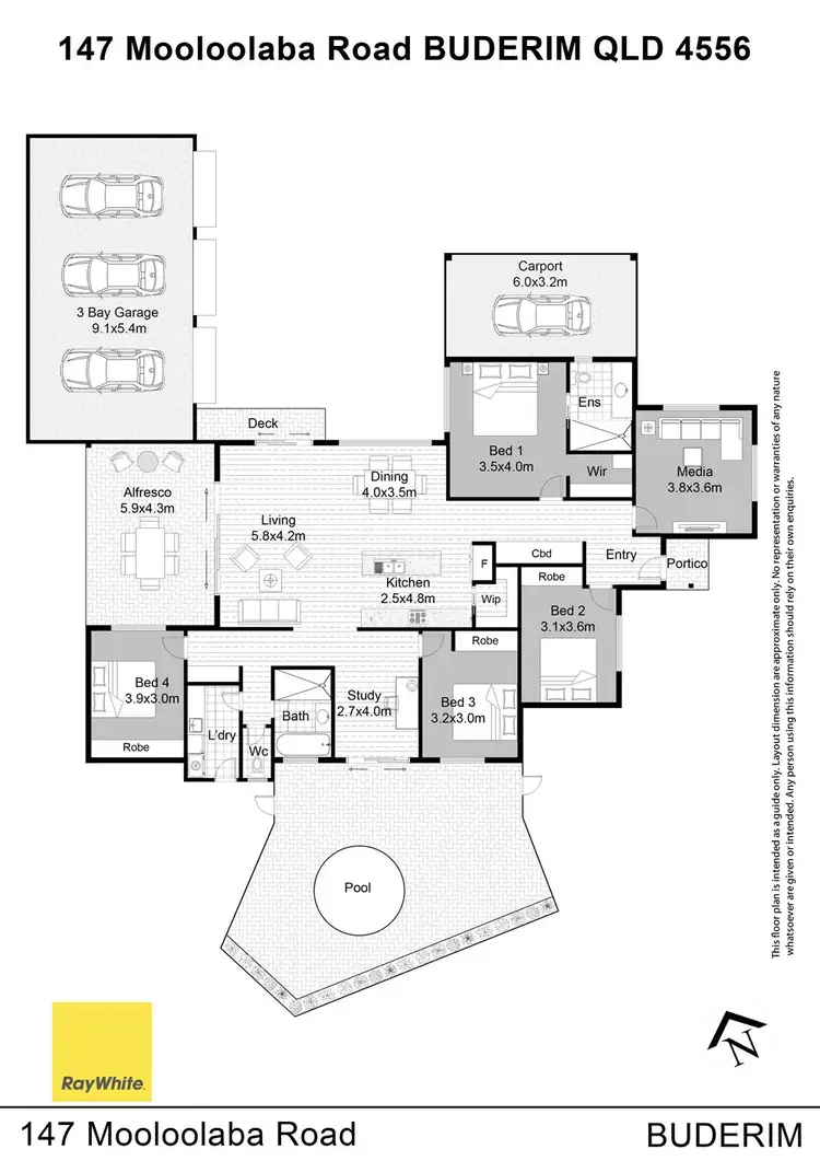 Floorplan of Homely house listing, 147 Mooloolaba Road, Buderim QLD 4556