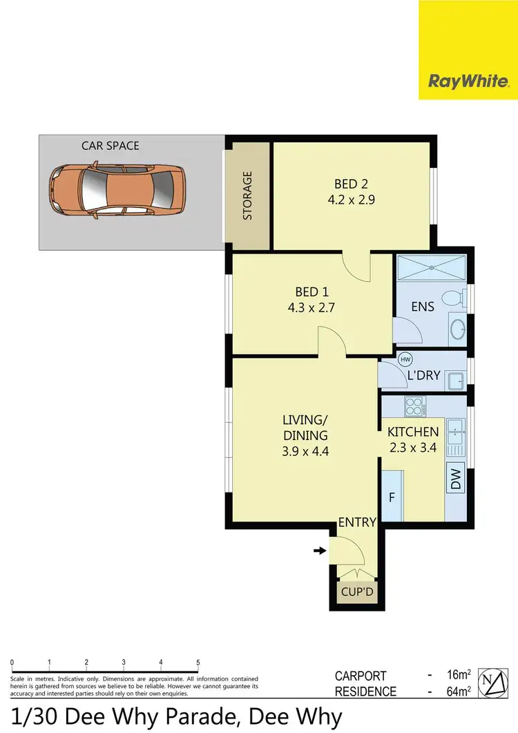 Floorplan of Homely apartment listing, 1/30 Dee Why Parade, Dee Why NSW 2099