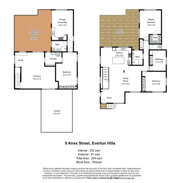 Floorplan of Homely house listing, 9 Alrex Street, Everton Hills QLD 4053
