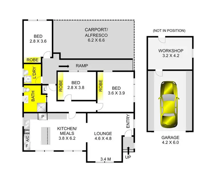 Floorplan of Homely house listing, 37 Gardenia Grove, Norlane VIC 3214