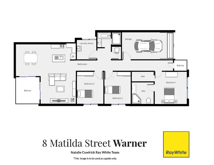 Floorplan of Homely house listing, 8 Matilda Street, Warner QLD 4500