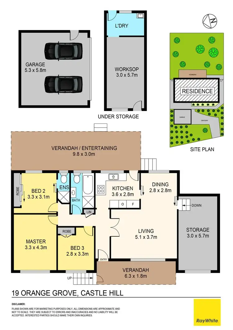 Floorplan of Homely house listing, 19 Orange Grove, Castle Hill NSW 2154