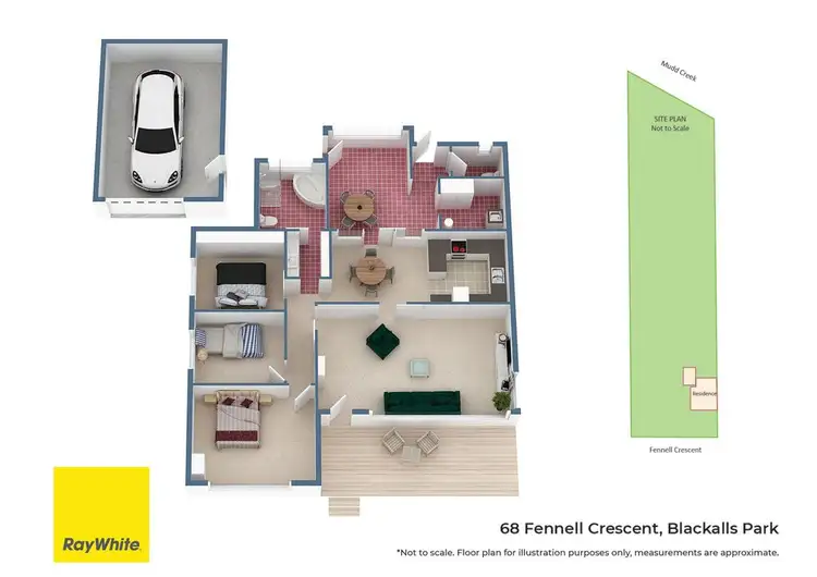 Floorplan of Homely house listing, 68 Fennell Crescent, Blackalls Park NSW 2283