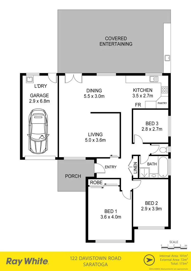 Floorplan of Homely house listing, 122 Davistown Road, Saratoga NSW 2251