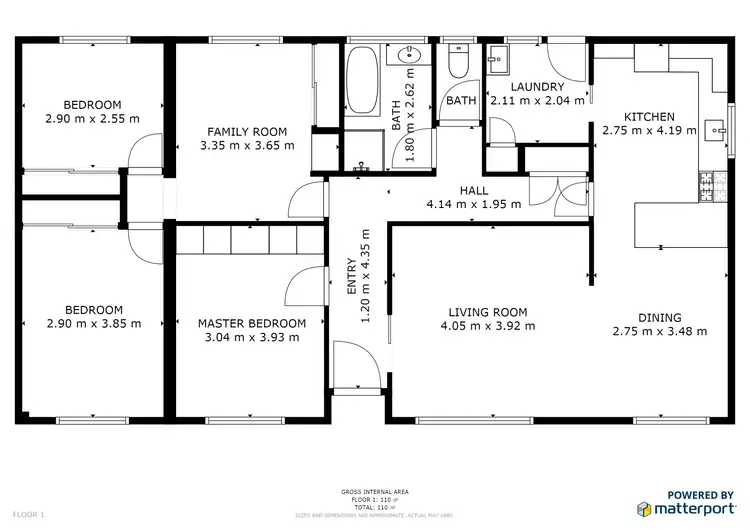 Floorplan of Homely house listing, 11 Adams Road, Swan Hill VIC 3585