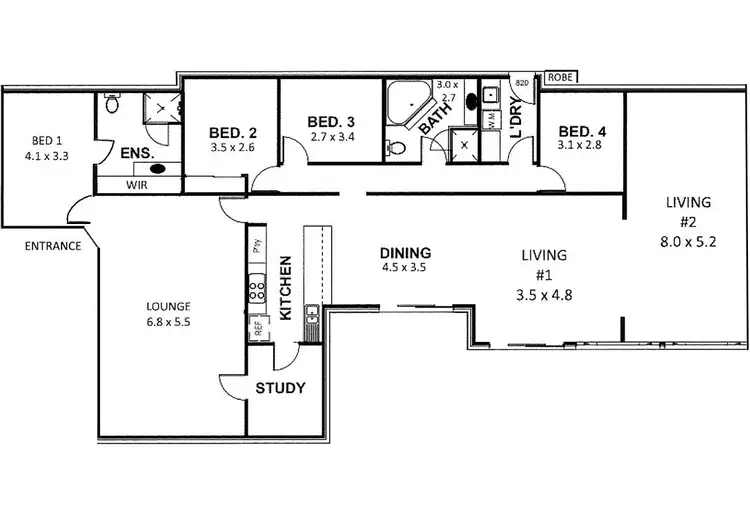 Floorplan of Homely house listing, 14 Wombourne Road, Tea Gardens NSW 2324
