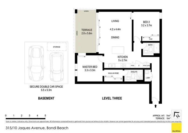 Floorplan of Homely apartment listing, 315/10 Jaques Avenue, Bondi Beach NSW 2026