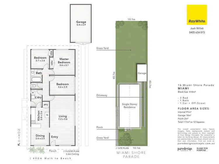 Floorplan of Homely house listing, 16 Miami Shore Parade, Miami QLD 4220