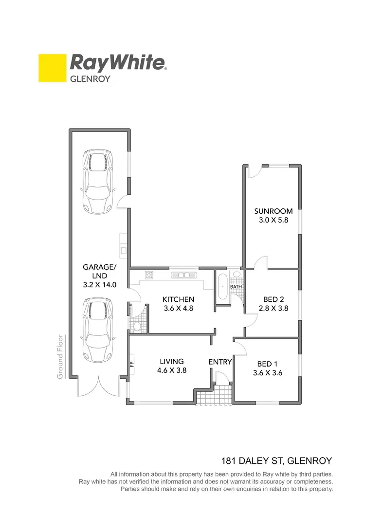 Floorplan of Homely house listing, 181 Daley Street, Glenroy VIC 3046