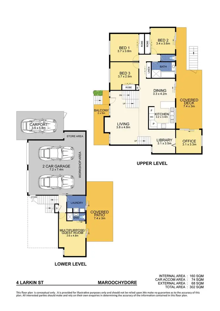 Floorplan of Homely house listing, 4 Larkin Street, Maroochydore QLD 4558
