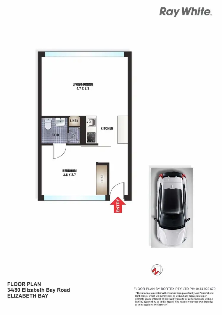 Floorplan of Homely apartment listing, 34/80 elizabeth bay Road, Elizabeth Bay NSW 2011