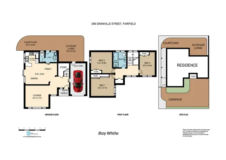 Floorplan of Homely house listing, 34B Granville Street, Fairfield NSW 2165