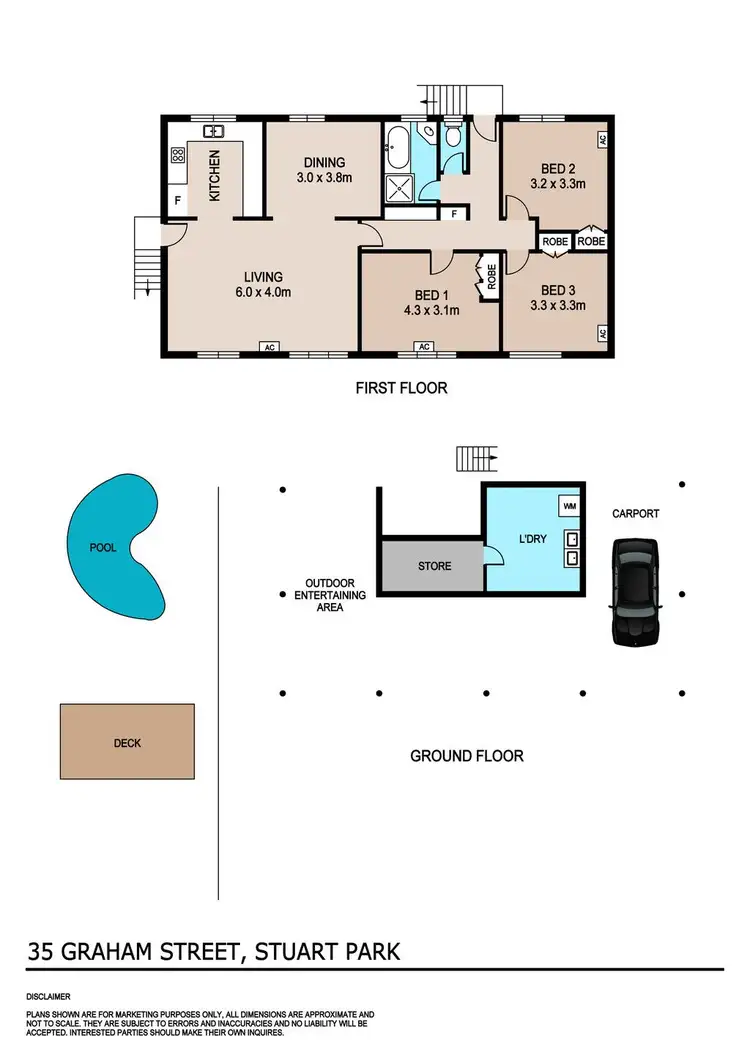 Floorplan of Homely house listing, 35 Graham Street, Stuart Park NT 820