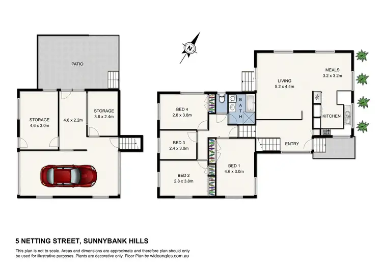 Floorplan of Homely house listing, 5 Netting Street, Sunnybank Hills QLD 4109