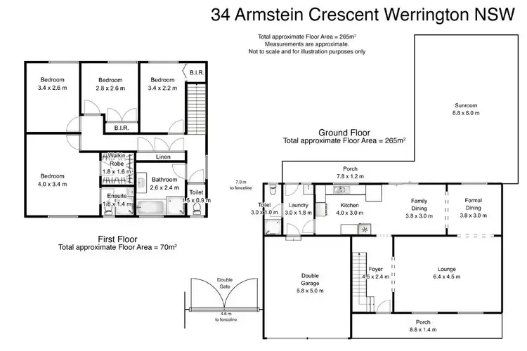 Floorplan of Homely house listing, 34 Armstein Crescent, Werrington NSW 2747