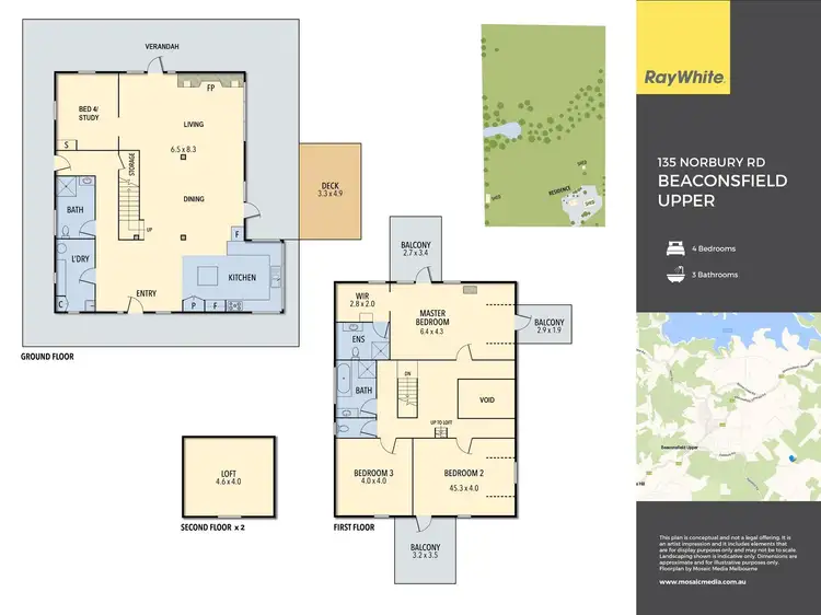 Floorplan of Homely house listing, 135 Norbury Road, Beaconsfield Upper VIC 3808