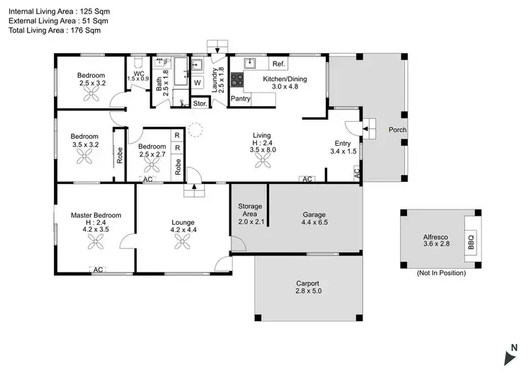 Floorplan of Homely house listing, 28 Amersham Street, Kippa-ring QLD 4021