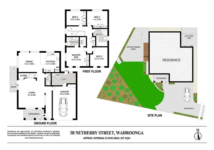 Floorplan of Homely house listing, 3B Netherby Street, Wahroonga NSW 2076