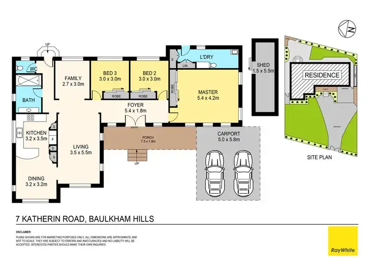 Floorplan of Homely house listing, 7 Katherin Road, Baulkham Hills NSW 2153