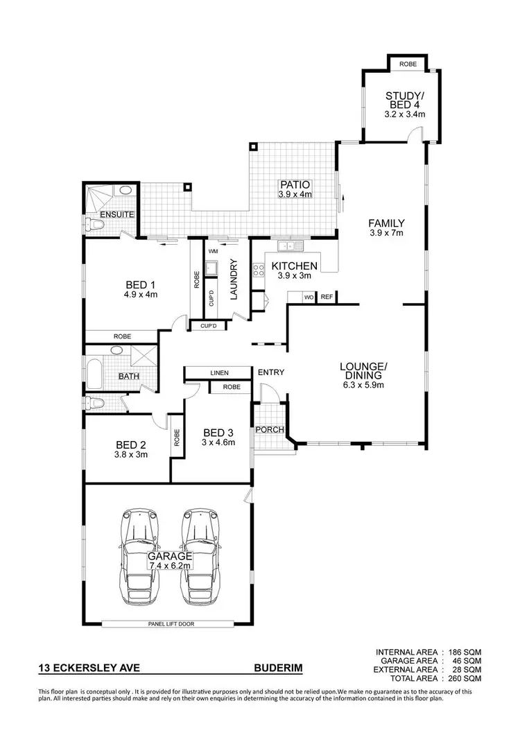 Floorplan of Homely house listing, 13 Eckersley Avenue, Buderim QLD 4556