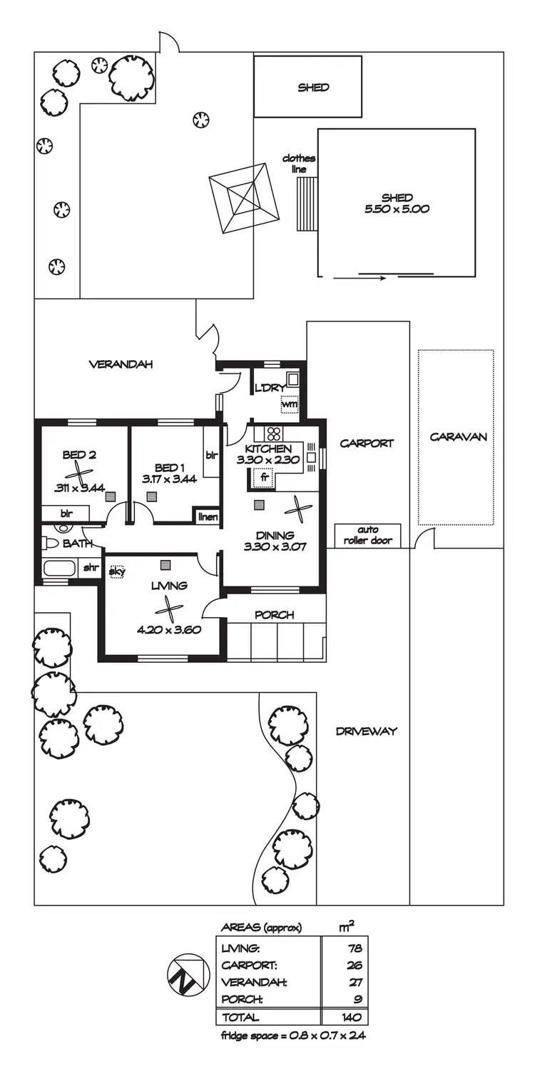 Floorplan of Homely house listing, 10 Palm Court, Parafield Gardens SA 5107