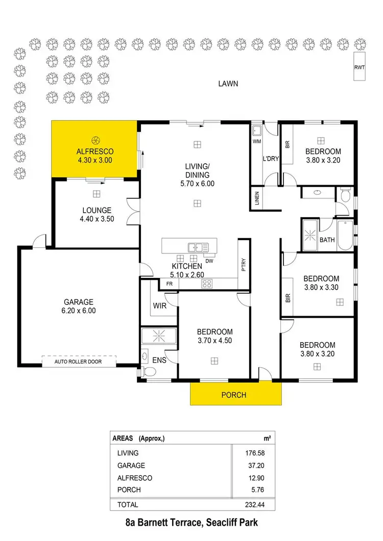 Floorplan of Homely house listing, 8A Barnett Terrace, Seacliff Park SA 5049
