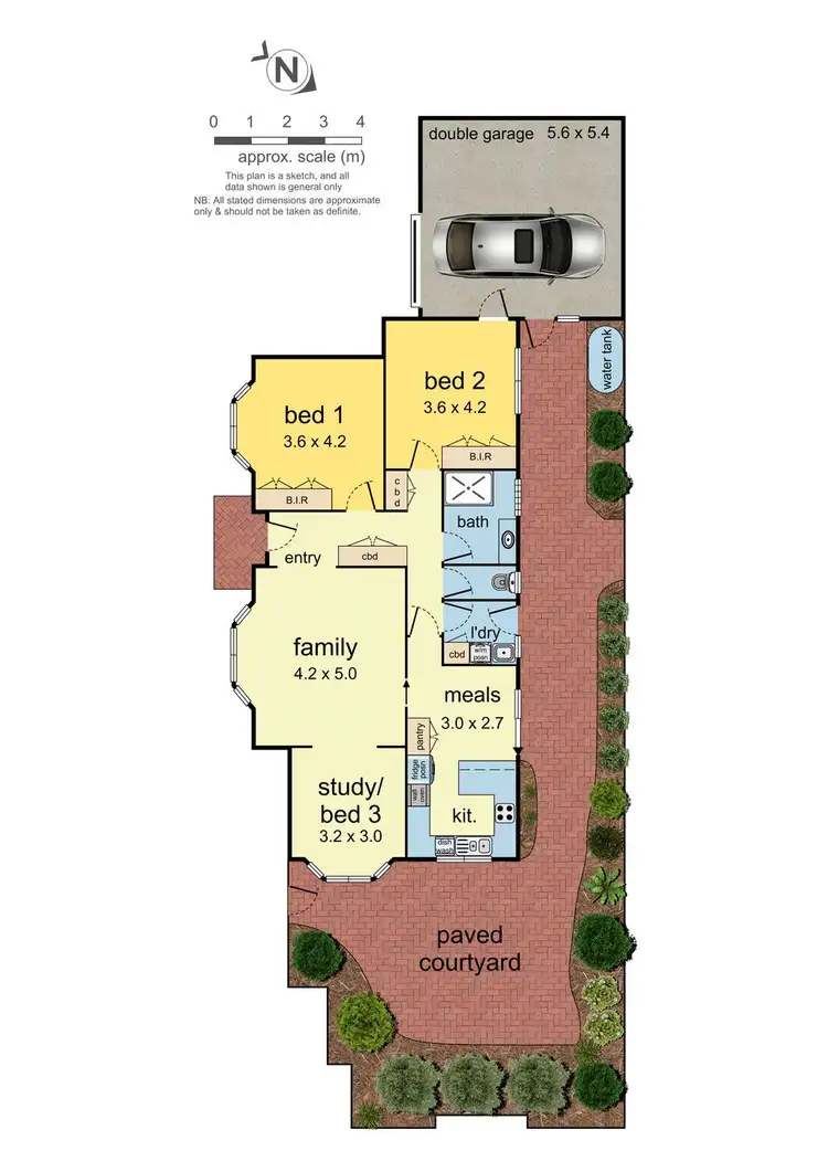 Floorplan of Homely unit listing, 1/3 Bruce Street, Mount Waverley VIC 3149