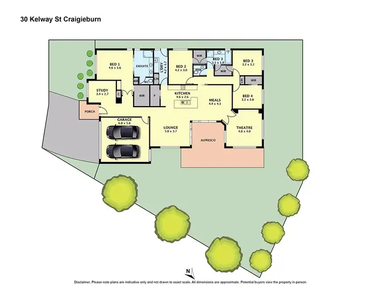 Floorplan of Homely house listing, 30 Kelway Street, Craigieburn VIC 3064