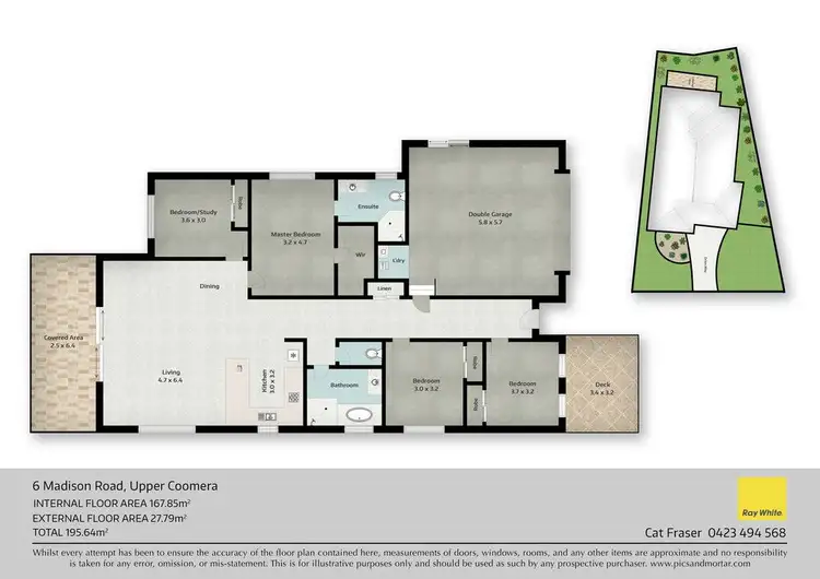 Floorplan of Homely house listing, 6 Madison Road, Coomera QLD 4209