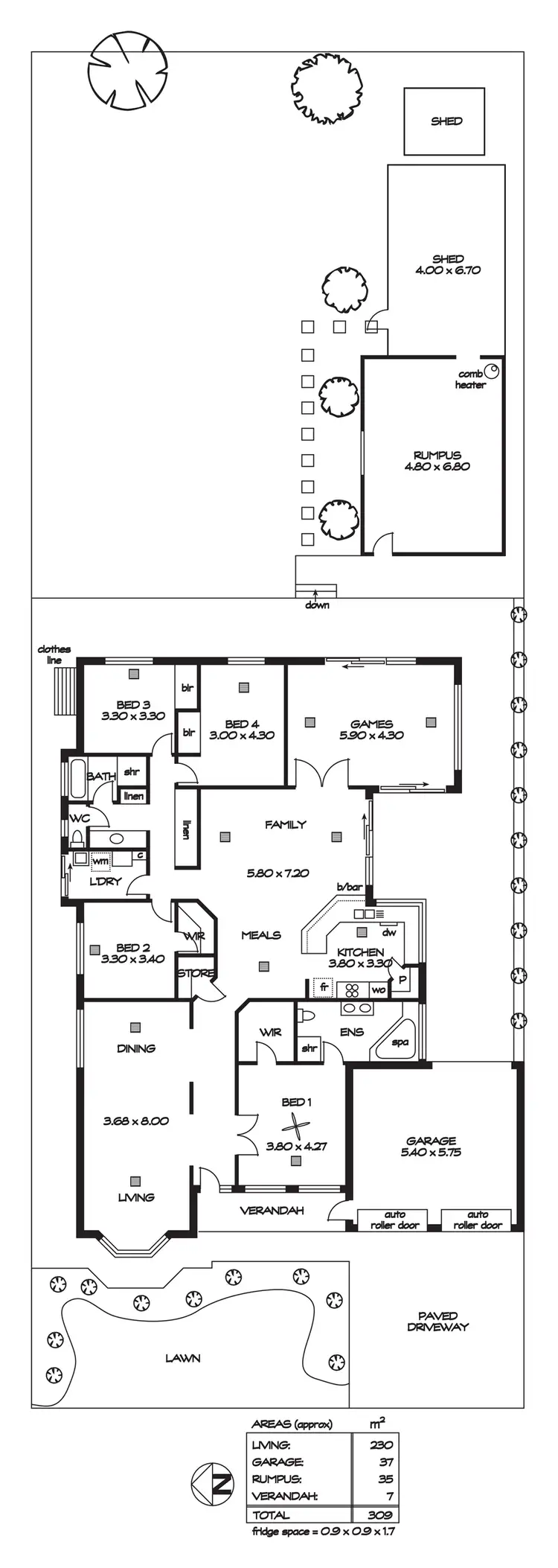 Floorplan of Homely house listing, 19 Grantham Grove, Paradise SA 5075