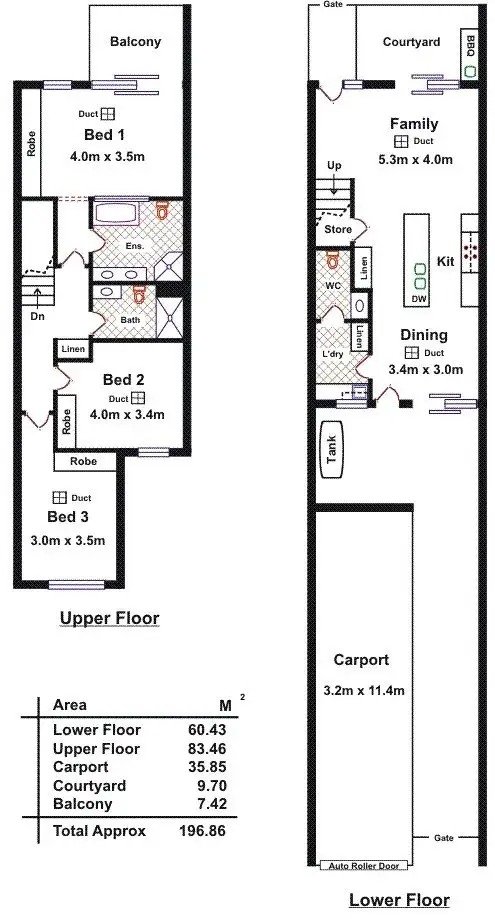 Floorplan of Homely townhouse listing, 28 Tarni Court, New Port SA 5015