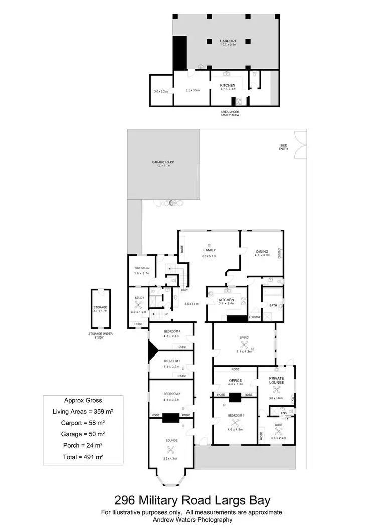 Floorplan of Homely house listing, 296 Military Road, Largs Bay SA 5016
