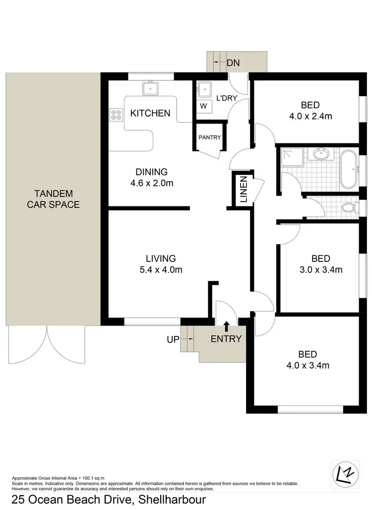 Floorplan of Homely house listing, 25 Ocean Beach Drive, Shellharbour NSW 2529