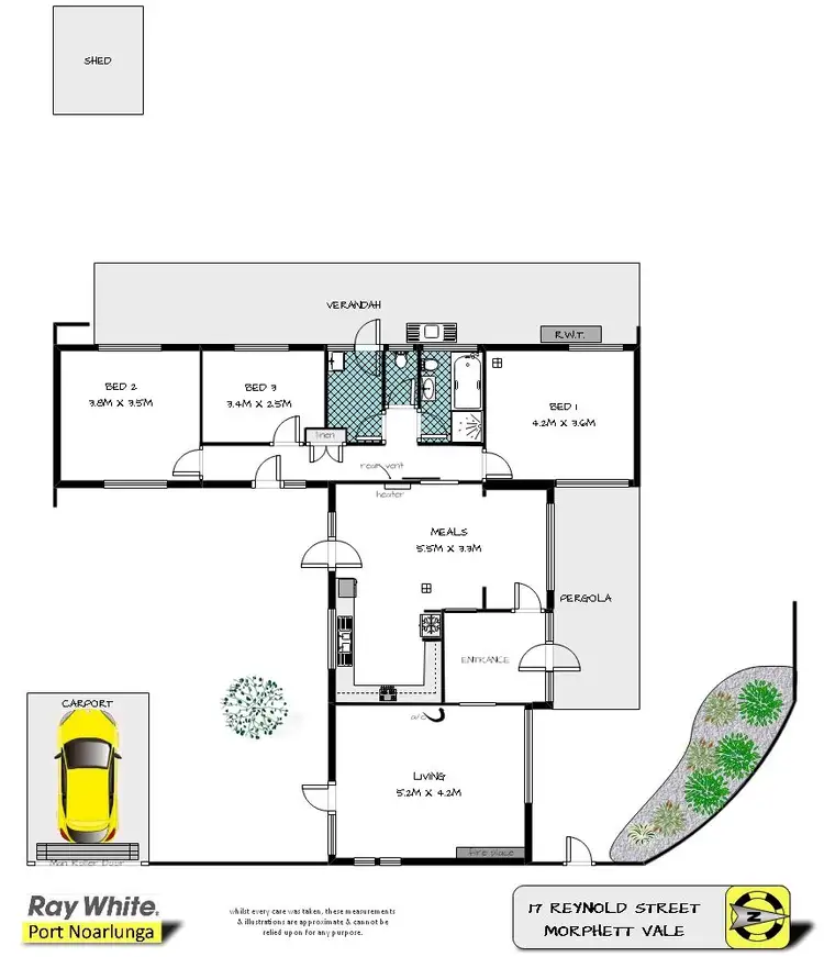 Floorplan of Homely house listing, 17 Reynold Street, Morphett Vale SA 5162